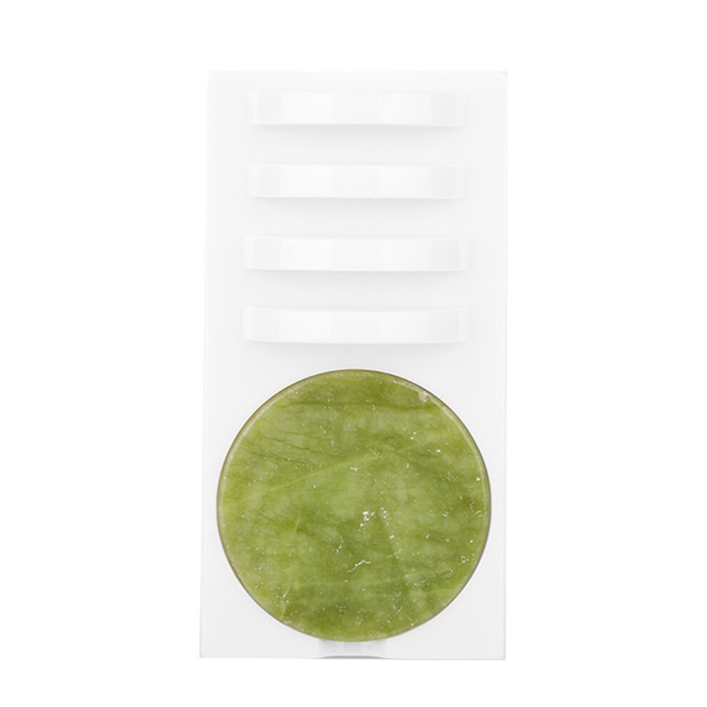 Smooth Surface Jade Stone Glue Lashes Eyelash Extension Glue Holder Adhesive Pallet Eye Lash Holder Base Extend Glue Drying Time For Professional
