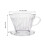 Pour Over Coffee Dripper Clear for Office Home Bar Cafe Use 5