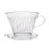 Pour Over Coffee Dripper Clear for Office Home Bar Cafe Use 1