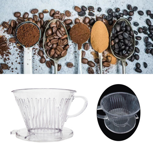Pour Over Coffee Dripper Clear for Office Home Bar Cafe Use 1