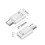 Lightning Buchse auf USB-C Stecker Adapter – Aluminium Kopfhörer Adapter White 3