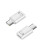 Lightning Buchse auf USB-C Stecker Adapter – Aluminium Kopfhörer Adapter White 2