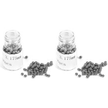 2 Bottles 304 Stainless Steel 1/8in Bicycle Bearing Balls for Bikes