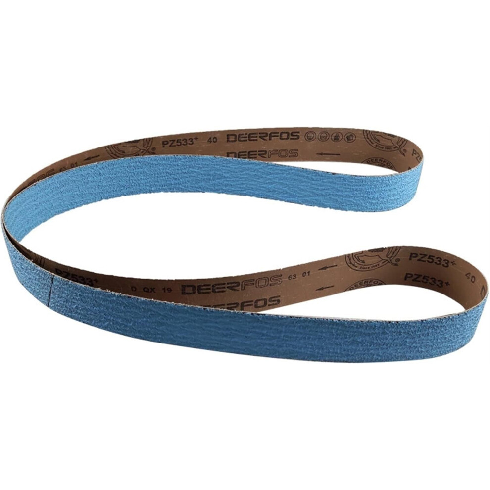 Sanding Belts 1 Piece 2100X50mm Blue Zirconium Corundum Belt P60 For Stainless Steel Polishing 9187378832264