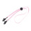 Multipurpose Grip Headwear Securer With Flexible Tie-Light pink 1