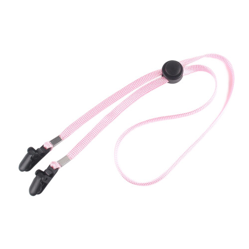 Multipurpose Grip Headwear Securer With Flexible Tie-Light pink