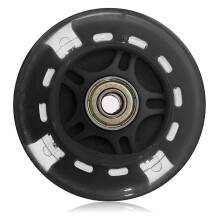 Replacement Skate Wheels 80Mm Flashing Lights For Scooters And Roller Skates Pink Or Black