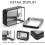 4Piece Metal Storage Box Set with Clear Lids, Small Rectangular Tin Containers with Lids, Organizer Boxes for Small Items 2