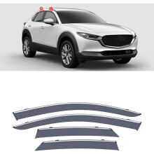 Window Visors Rain Guards 20202024 DM AllWeather UV Protection 4Piece Set for Mazda CX30