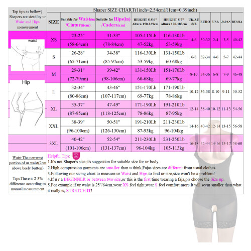 Thigh Slimmer Bodysuit Shaper Lace Hook Closure Black M 1