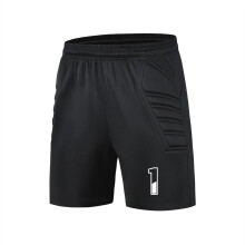 (Custom Shorts, S Height 150-160CM) Kids Adult Goalkeeper Soccer Pants Child Men Women Goalie Football Shorts Sponge Protection