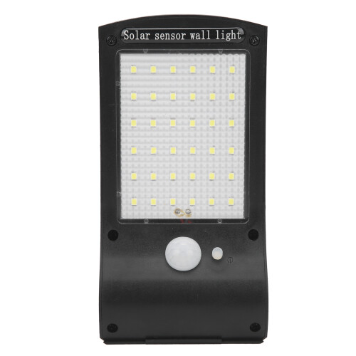 Solar Powered Security Light Motion Sensor Outdoor Super Bright Weather Resistant Wall Mountable with Daylight Sensor Easy to Install Adjustable Angle 1