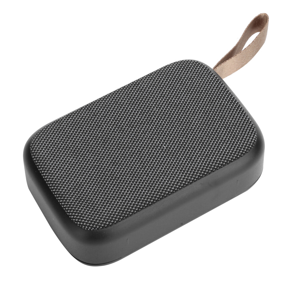 Compact Bluetooth Speaker With Subwoofer Wireless Stereo Usb & Fm Radio Coffee 5091379169493