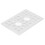 2Pcs Aluminum Grid Plate Wall Mesh Panel 48x72mm 2.5mm Thick 5