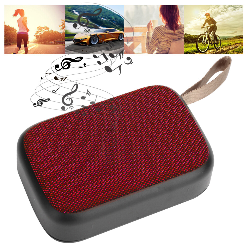 Wireless Bluetooth Subwoofer Speaker 3W Portable 108G Red 4671379169481