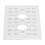 2Pcs Aluminum Grid Plate Wall Mesh Panel 48x72mm 2.5mm Thick 4