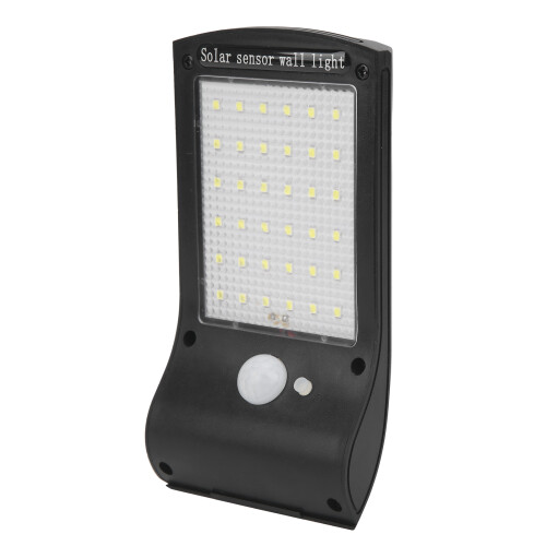 Solar Powered Security Light Motion Sensor Outdoor Super Bright Weather Resistant Wall Mountable with Daylight Sensor Easy to Install Adjustable Angle 2