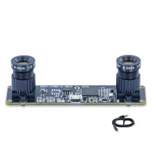 36 Degree Camera Module OV9732 1MP 8mm Dual Camera Module Manuell Fokusering för WinXP/7/8/10 Linux/Android