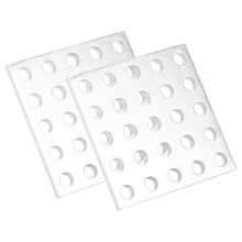 2pcs 5x5 Hole Aluminum Grid Panel Mesh 2.5mm Thick for Industrial Use