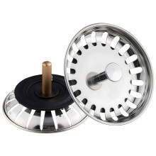 Sink Strainer Fast Drain Stopper Prevents Clogs & Overflows for 8082mm Bathroom Basin