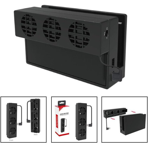 Ventilation Solution USB Powered Cooling Fan For Console, Portable USB Switch Cooler 2