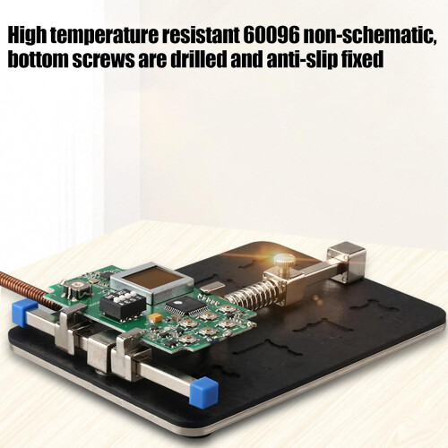 Adjustable PCB Holder for Soldering with Precision Support and Universal Motherboard  Clamp 1