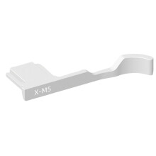 Hot Shoe Cover Inbyggd Silikonkuddar Kamera Tumstöd Tummen Upp Grip Fingerhandtag för  X-M5 Silver