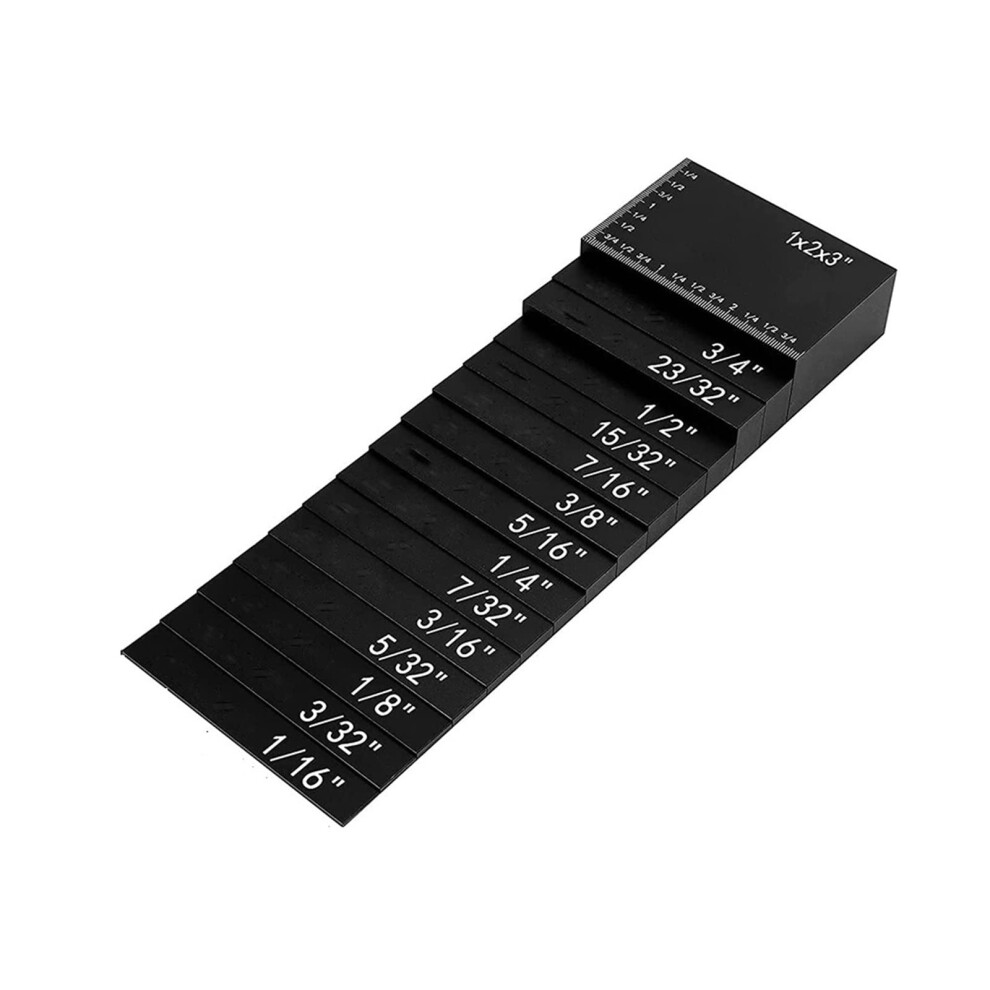 15Piece Height Gauge Set For Router And Table Saw Accessories, Woodworking, Quick Setup And Measurement 9199774558693