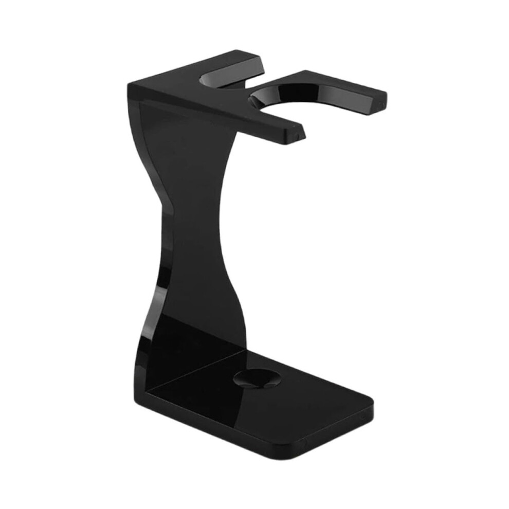 Acrylic Shaving Brush Stand RustResistant Desktop Holder for Manual and Beard Brushes Bathroom Organizer Men's Grooming