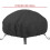 Fire Pit Cover Waterproof PVC Coating Round Heavy Duty Outdoor Protector with Adjustable Drawstring 3