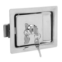 Cerniera di bloccaggio in acciaio inossidabile per cassette degli attrezzi, per roulotte e camion, facile da installare e sicura