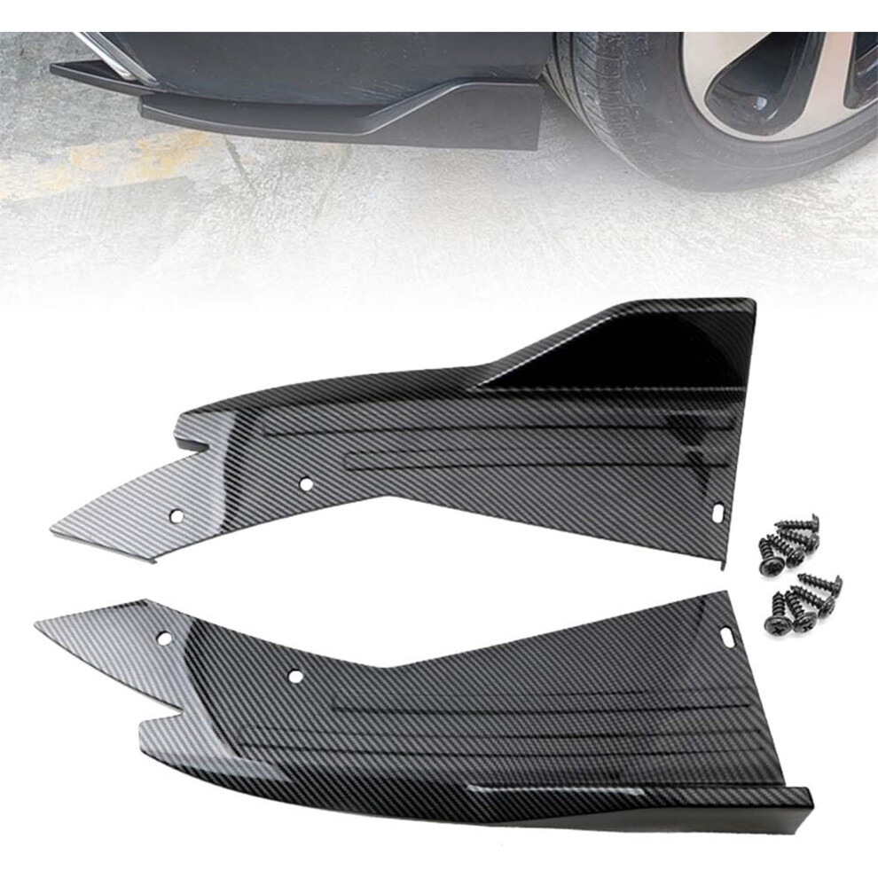 Car Rear Bumper Diffuser Lip For Abarth 695 Anniversario 20192025 Glossy Abs Spoiler Black 9187378398975