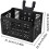 Handlebar basket with quick attachment, 5 kg load, fits 9 cm displays, black 4