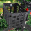 Handlebar basket with quick attachment, 5 kg load, fits 9 cm displays, black 5