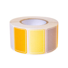 Étiquettes adhésives-Papier synthétique de couleur claire