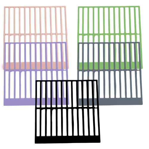 Guide de règles en plastique pour gagner du temps,-5 pièces B