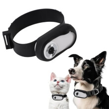 HD 1080P Pet Collar Camera with 170 Wide Angle Lens, USB Rechargeable Cat and Dog Cam