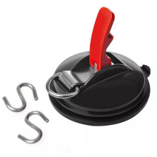 Vacuum Suction Cup Anchor With 2 Securing Hooks Heavy Duty Car Strap Multifunctional Pet Camping Vacuum Cup