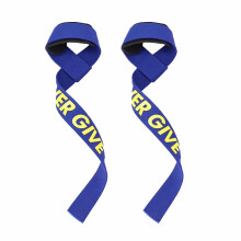 Straps para levantamento de peso, faixas de pulso de algodão de qualidade profissional, acolchoamento de neoprene para controle de aderência