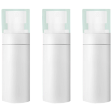 Flacon vaporisateur de voyage, brume fine, corps noir transparent, pour maquillage, lot de 3, matériau de haute qualité, étanche, idéal pour les