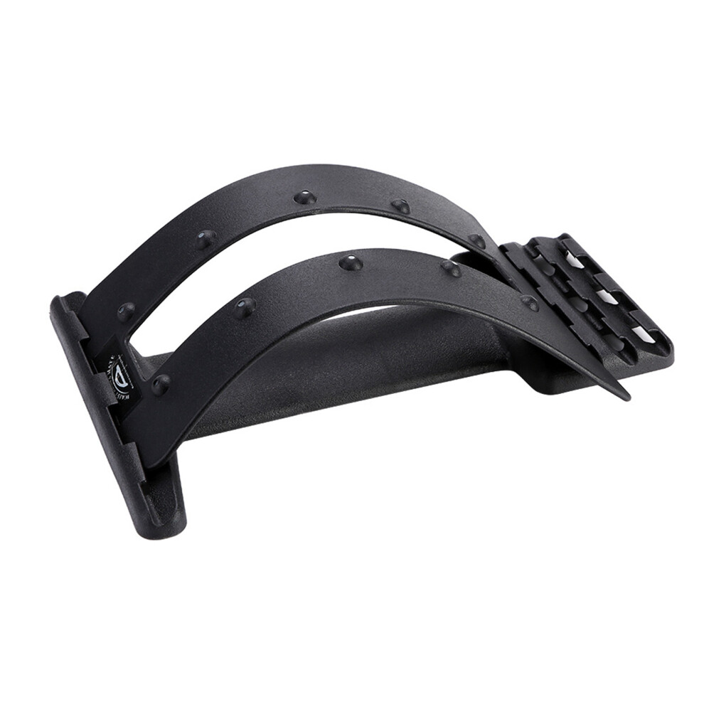 Portable Lumbar Support With Spine Decompression Support Back Massager Lumbar Stretching Device Ergonomic Design Lower Back Pain Relief Tool Acupre