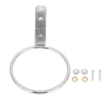 Supporto per asciugacapelli resistente, scaffale da parete in acciaio inossidabile impermeabile senza ventosa per un rilascio manuale stabile,