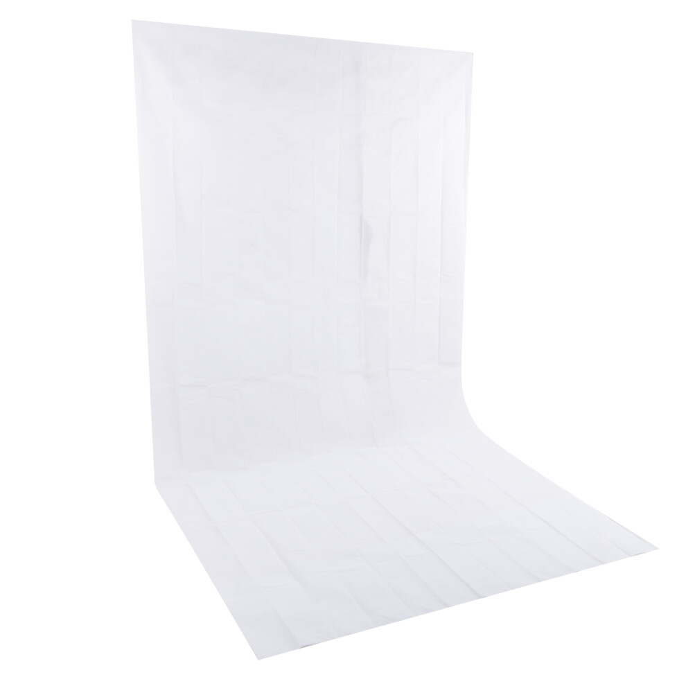 Double Sided Photography Background Cloth 1.6X3m Non-Woven Studio Backdrop White 7891379175870