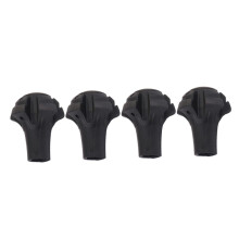 4Pcs Non Slip Crutch Foot Covers for Hiking Poles Thickened Tpr Material