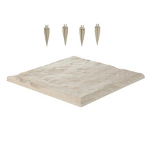 Dalles de Pas - DUOKU - CP25-16M - 16 STUKS - 39,5x39,5 cm - Uiterlijk Natuurlijke Steen in Hars
