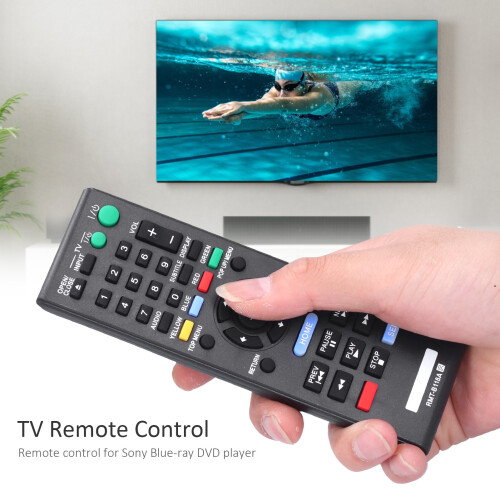Black Remote Control for Blu-ray DVD Player, 10m Range, Model RMT-B118A 2