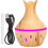 300 ml Mini Desktop Aroma-Diffusor, helles Holzmaserung, USB betrieben 2