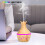 300 ml Mini Desktop Aroma-Diffusor, helles Holzmaserung, USB betrieben 9