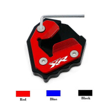 Zijstanduitbreidingspad, geschikt voor S1000XR motorfietsen 2014-2023, aluminiumlegering vergroot pad (Rood)
