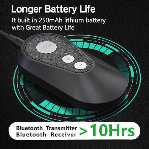Bluetooth Audio Adapter AK818 Auracast Transmitter and Receiver 2 in 1 Black 1